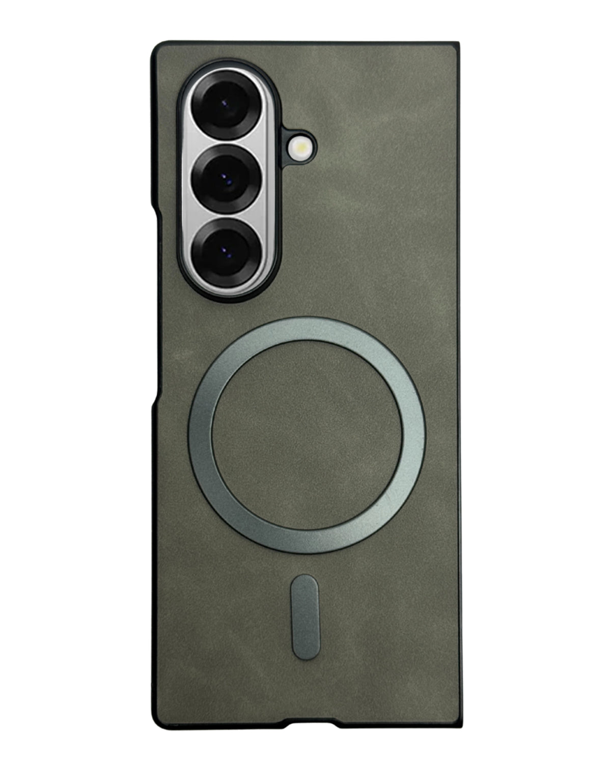 Luxury Leather MagSafe Case for Samsung Galaxy Z Fold 7 – Magnetic Wireless Charging Ready