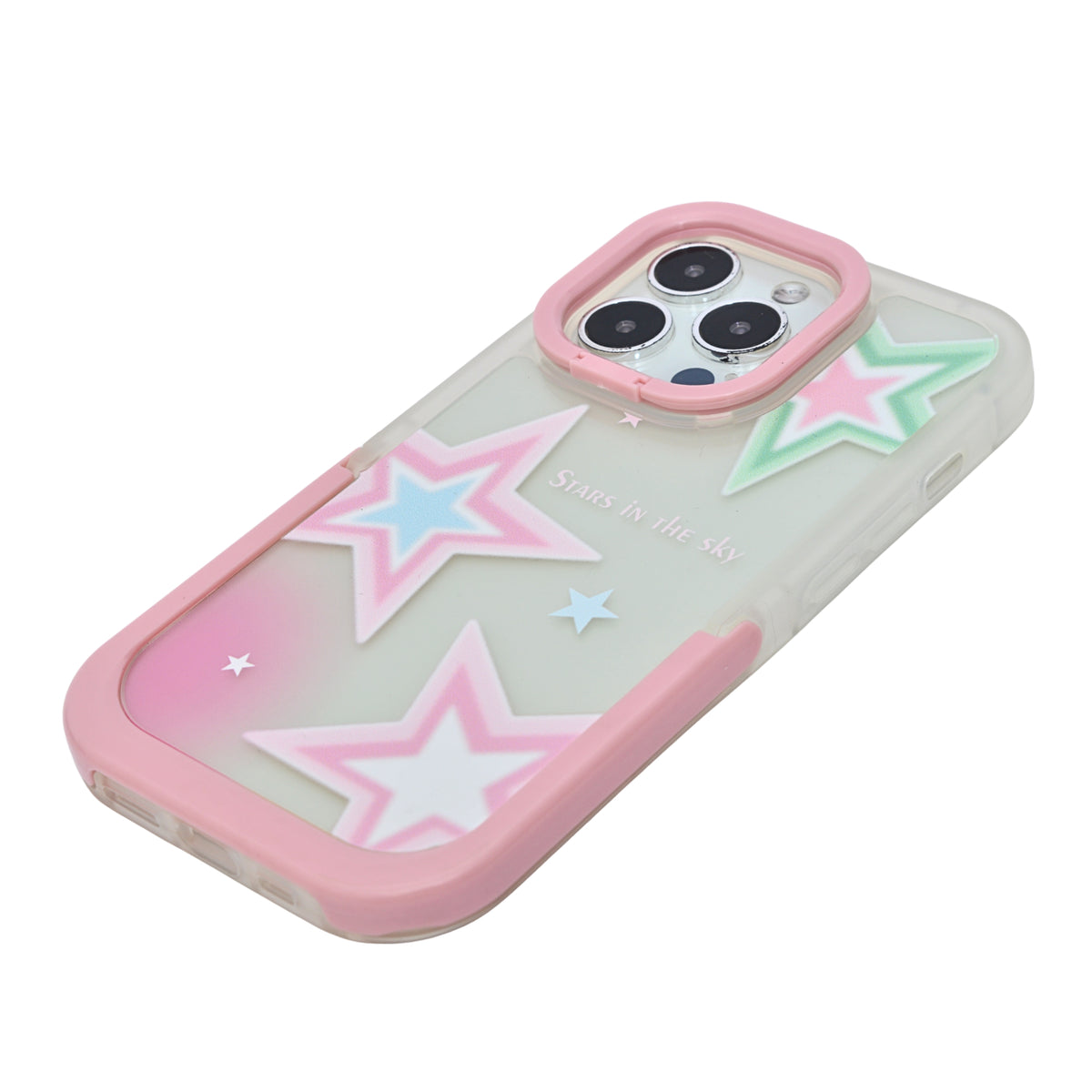 Star Case with Kickstand Holder Phone Case for iPhone 14 Pro