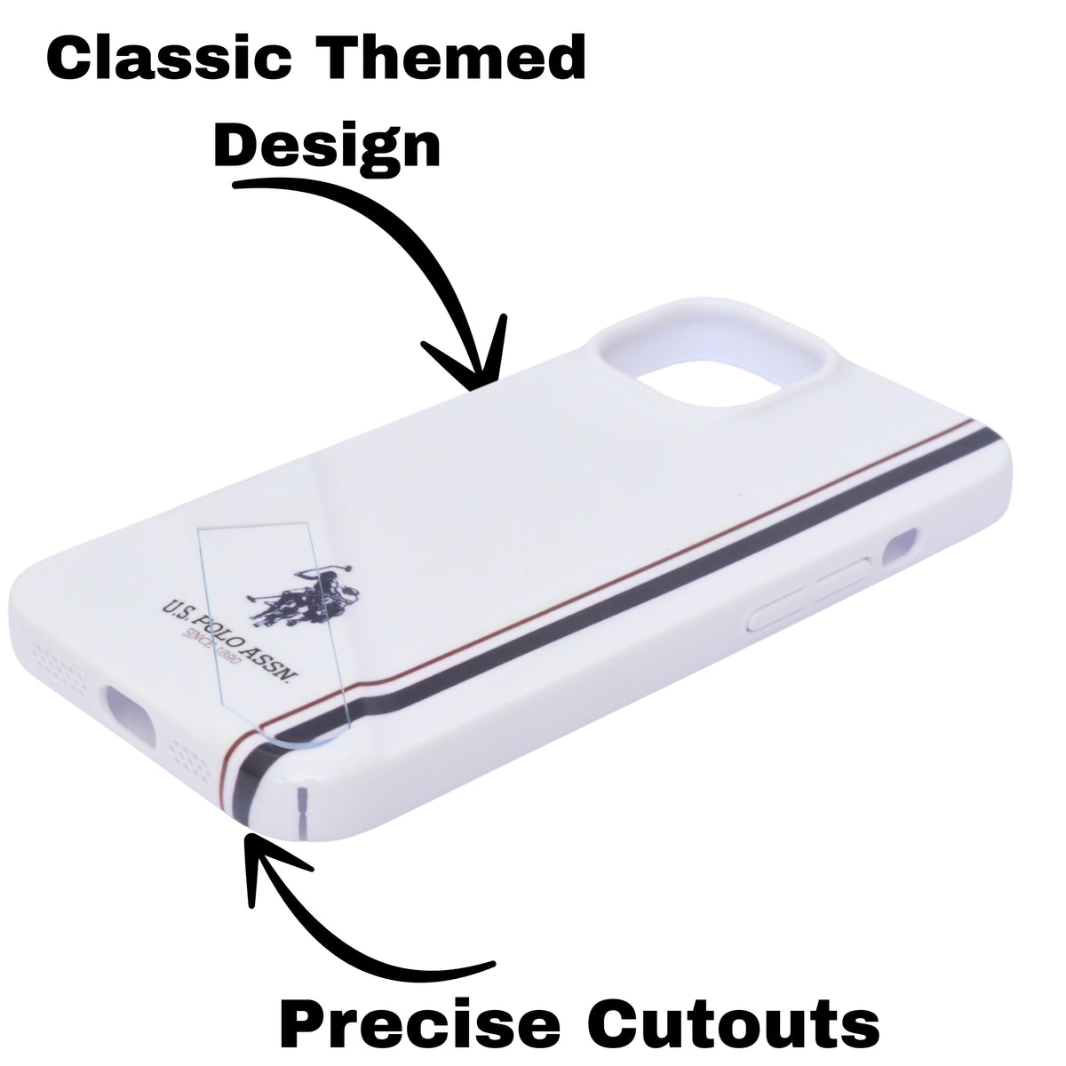 Hard Printed iPhone Case With Stand Back Cover For iPhone 13 / 14