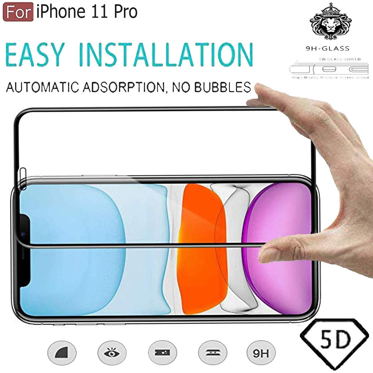 Ultra-Clear Tempered Glass Screen Protector for iPhone 11 Pro