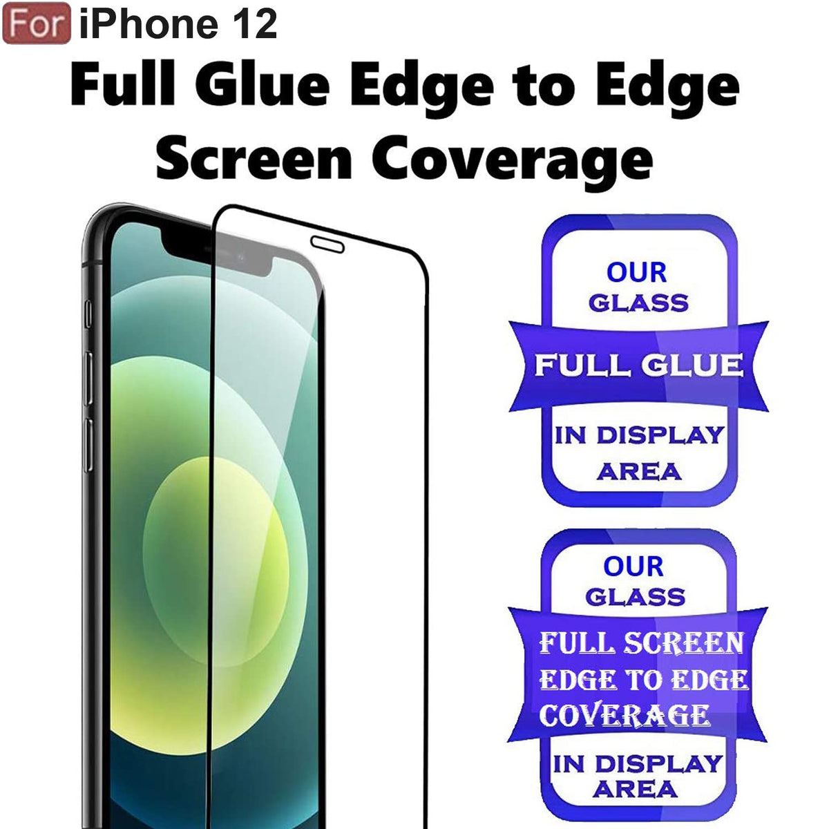 Ultra-Clear Tempered Glass Screen Protector for iPhone 12
