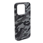 Camouflage Pixel Pattern Phone Case for iPhone 15 Pro