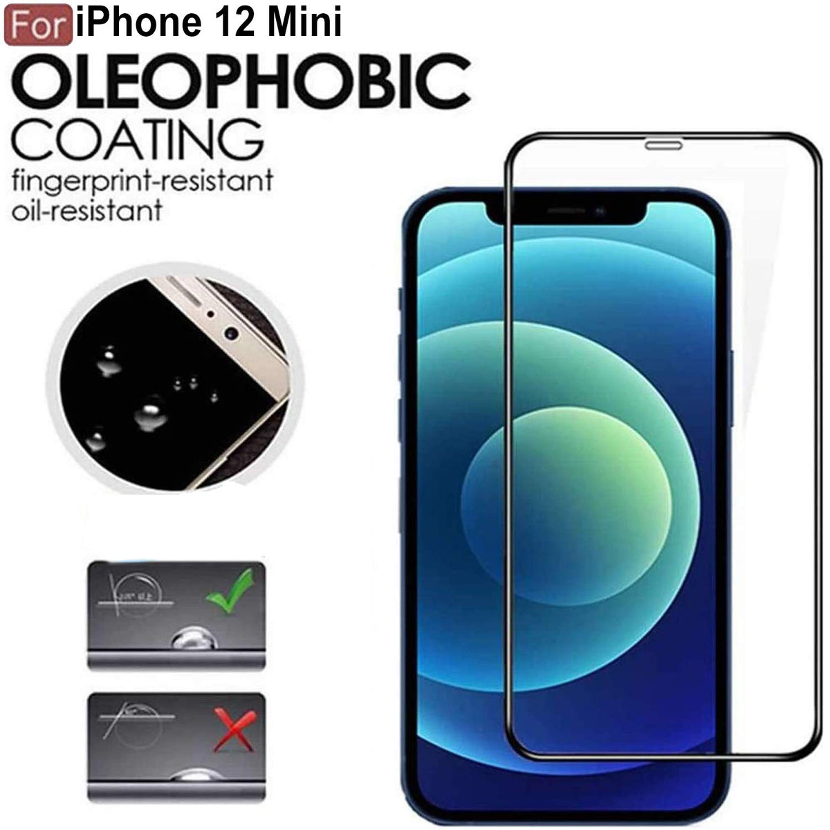Ultra-Clear Tempered Glass Screen Protector for iPhone 12 Mini