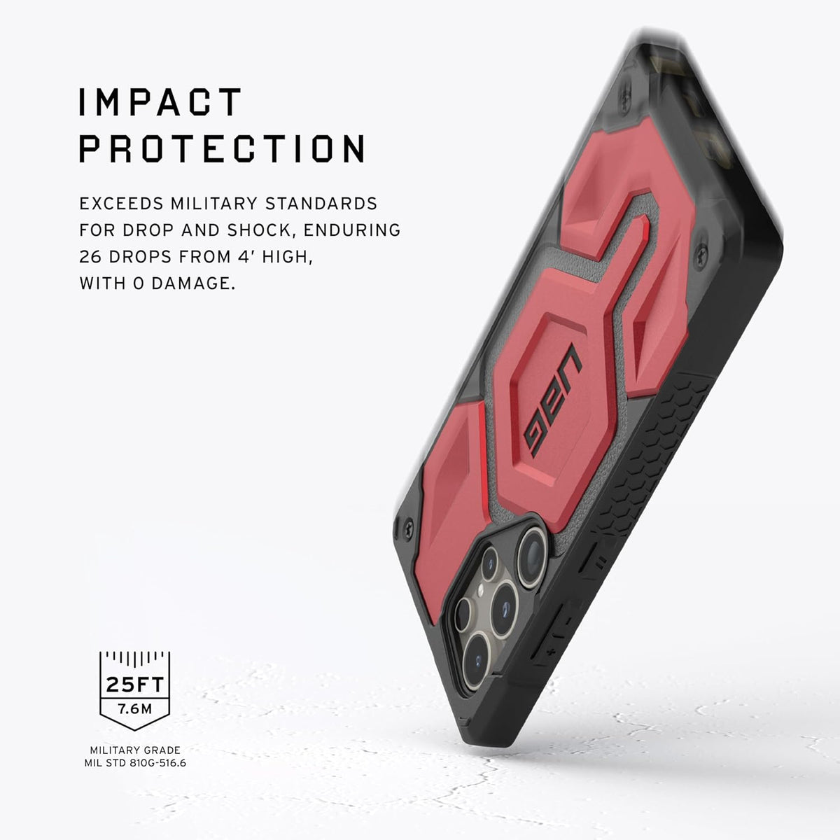 UAG Monarch Pro Rugged Case for Samsung Galaxy S25 Ultra | Military-Grade Tested | MagSafe Compatible