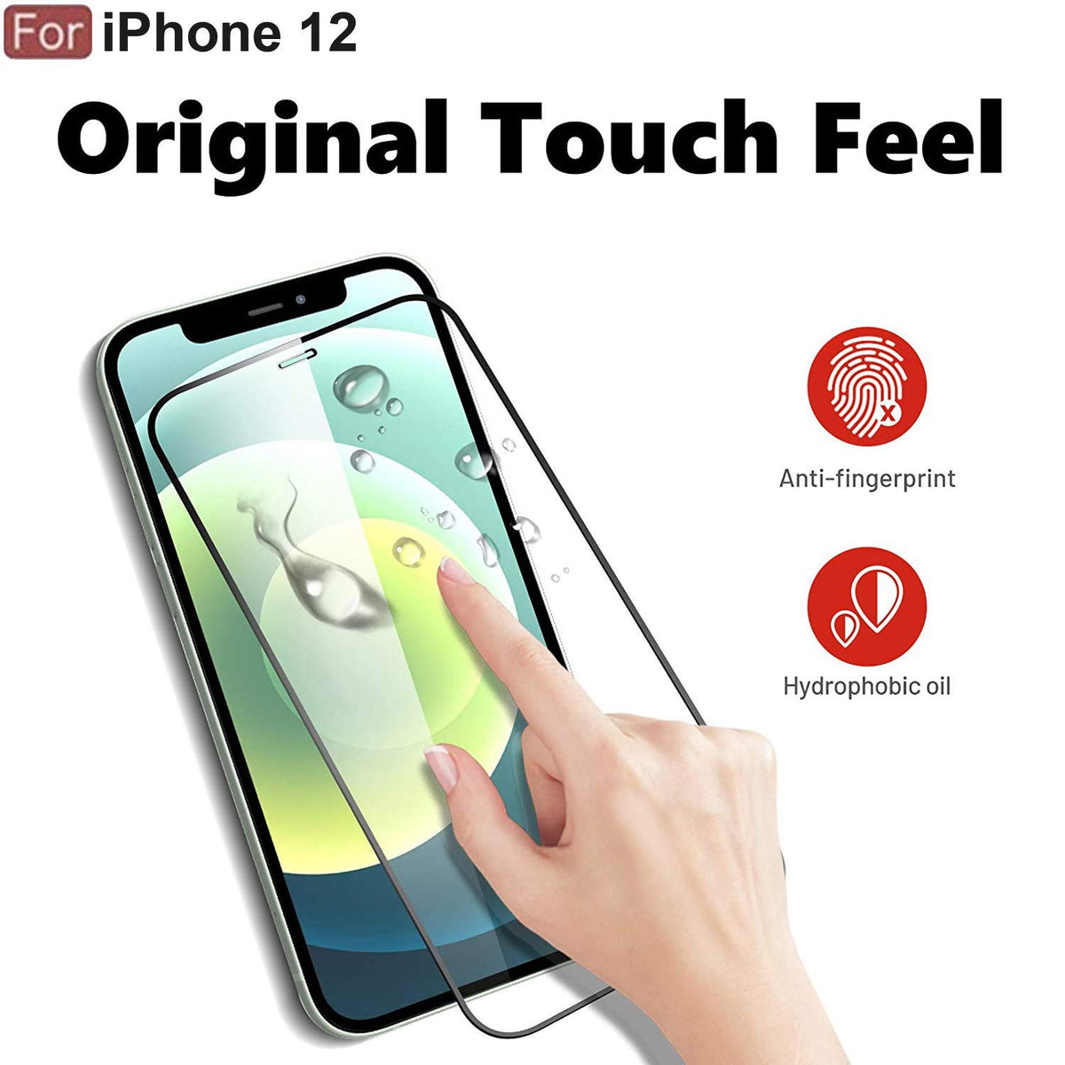 Ultra-Clear Tempered Glass Screen Protector for iPhone 12