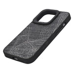 Luxury Textured Leather Finish with Raised Camera Frame Phone Case for iPhone 15 Pro