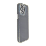 Sparkling Crystal Clear Phone Case with Glitter Camera Guard for iPhone 14 Pro Max