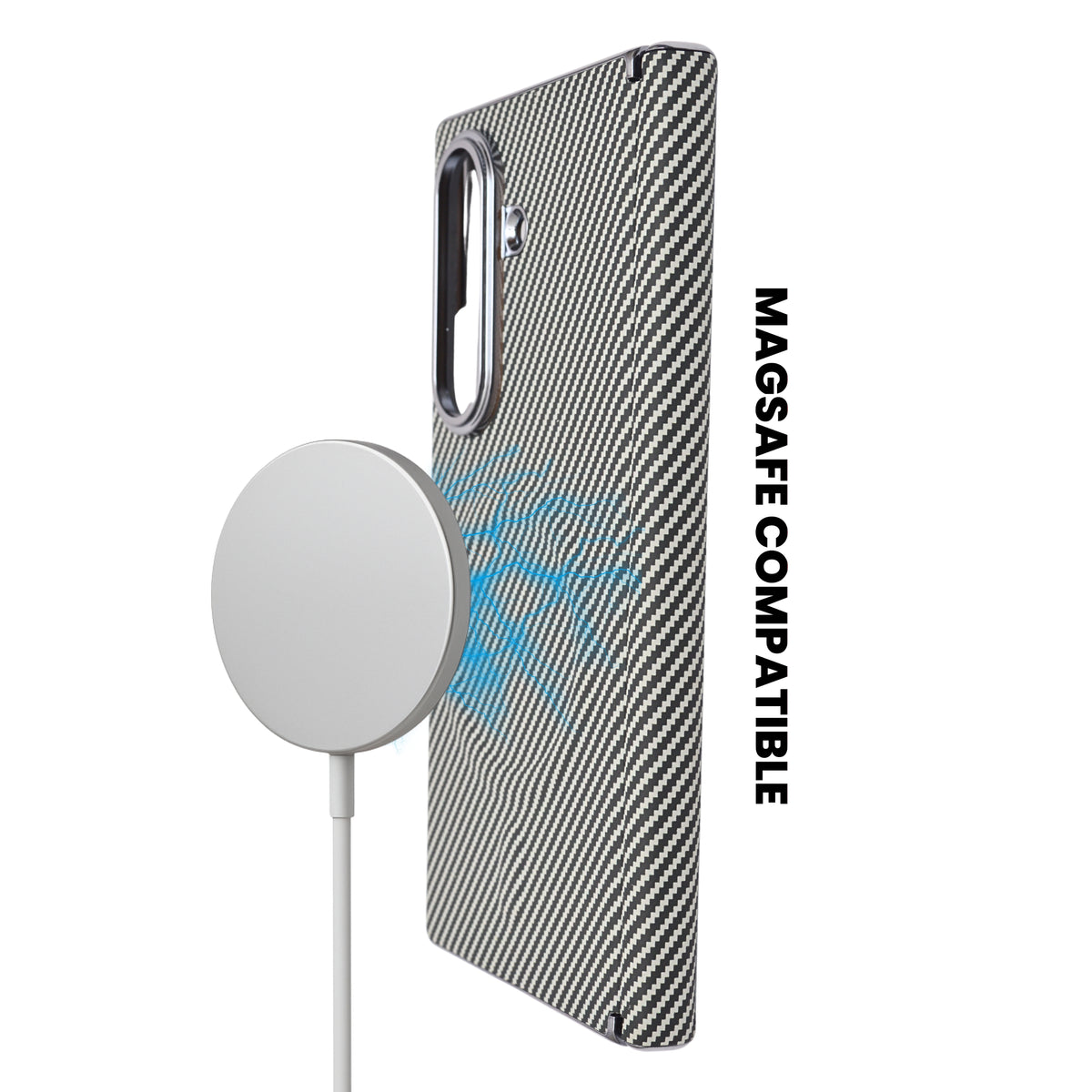 Carbon Fiber Pattern with MagSafe Compatible for Samsung Galaxy Z Fold 7