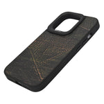 Luxury Textured Leather Finish with Raised Camera Frame Phone Case for iPhone 15 Pro