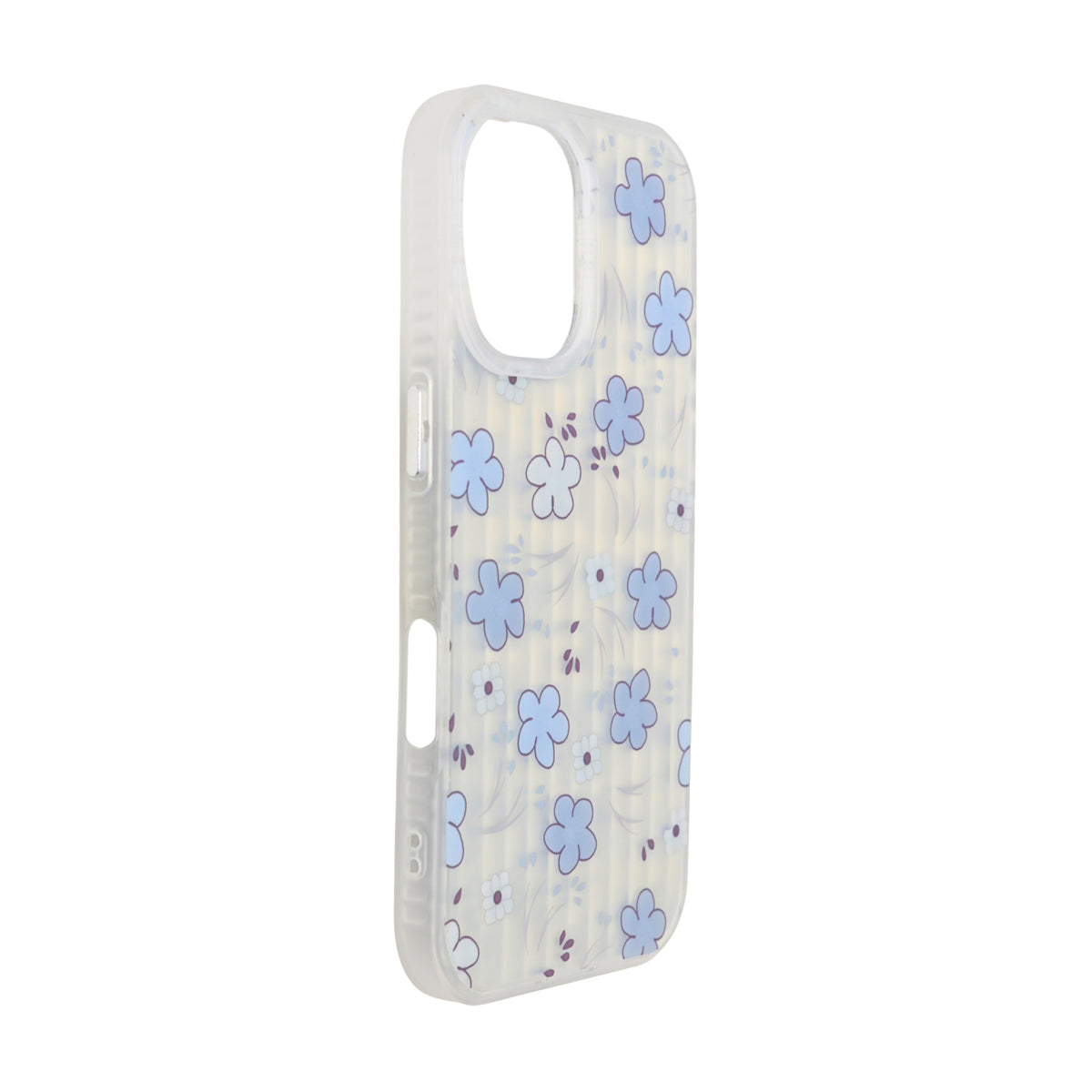 Aesthetic Bow & Floral Print Phone Case for iPhone 16