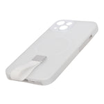 Frosty Matte with Silicone Finger Loop Phone Case for iPhone 13 / 14
