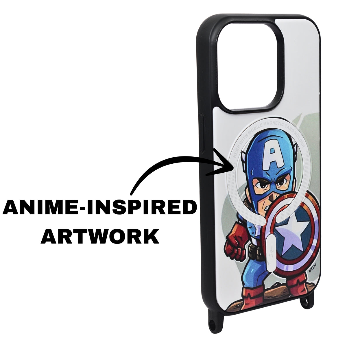 Anime Print Vibrant Character Design Phone Case for iPhone 14 Pro Max