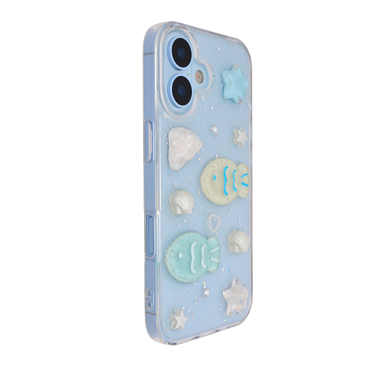 Sparkling Liquid Glitter Ocean Phone Case for iPhone 17