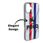 Santa Barbara Polo & Racquet Club Leather Phone Case For iPhone 16 Plus