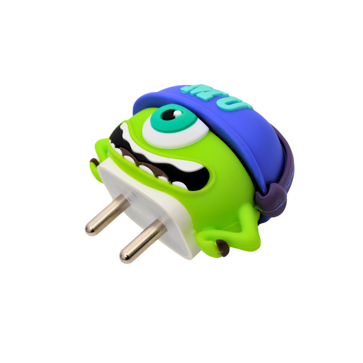 3D "MU" Monster Design Silicone Charger Case & Cable Protector for Apple 18W/20W Adapter