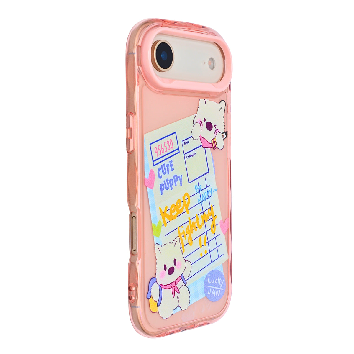 Cute Transparent Wavy Edge Phone Case for iPhone 17 Air