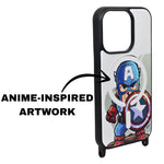 Anime Print Vibrant Character Design Phone Case for iPhone 14 Pro