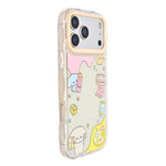Cute Transparent Wavy Edge Phone Case for iPhone 17 Pro