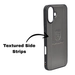 Porsche Design Leather Finish Mobile Back Cover For iPhone 16 Plus