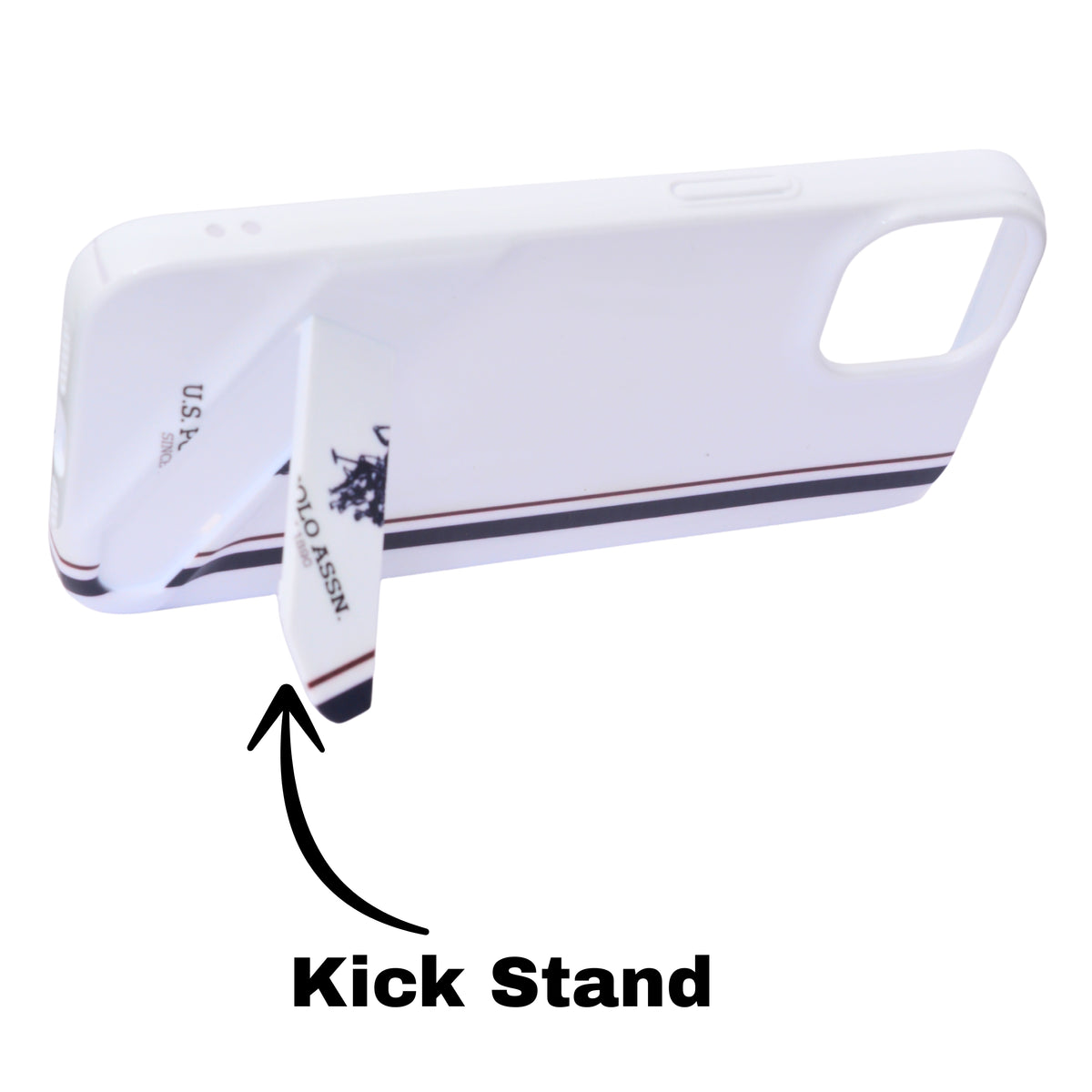 Hard Printed iPhone Case With Stand Back Cover For iPhone 13 / 14