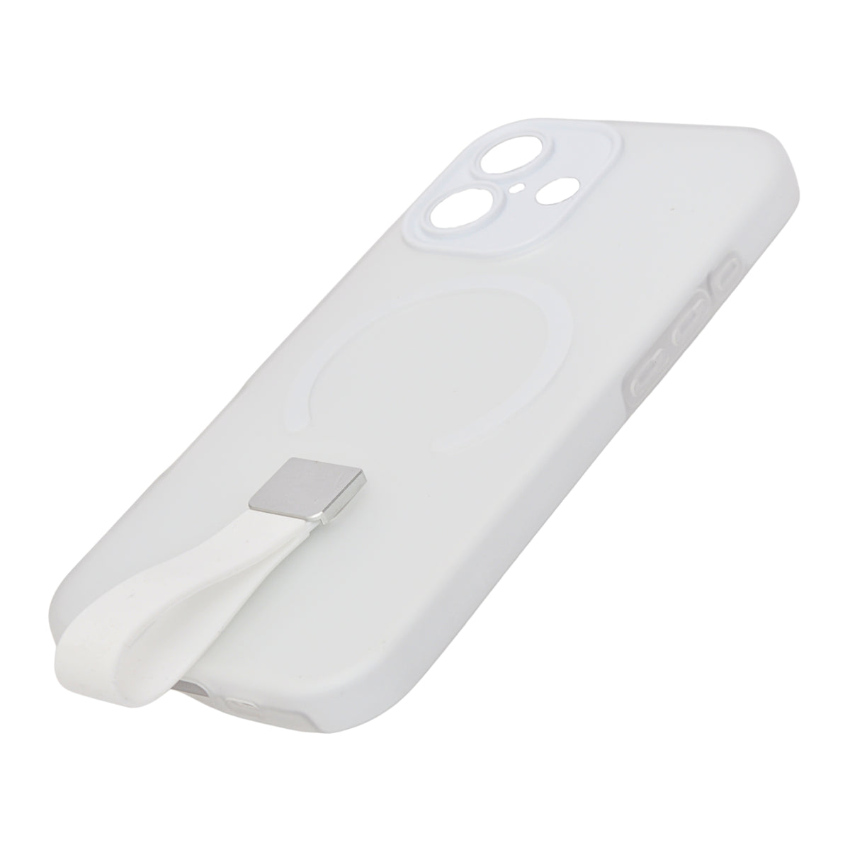 Frosty Matte with Silicone Finger Loop Phone Case for iPhone 17