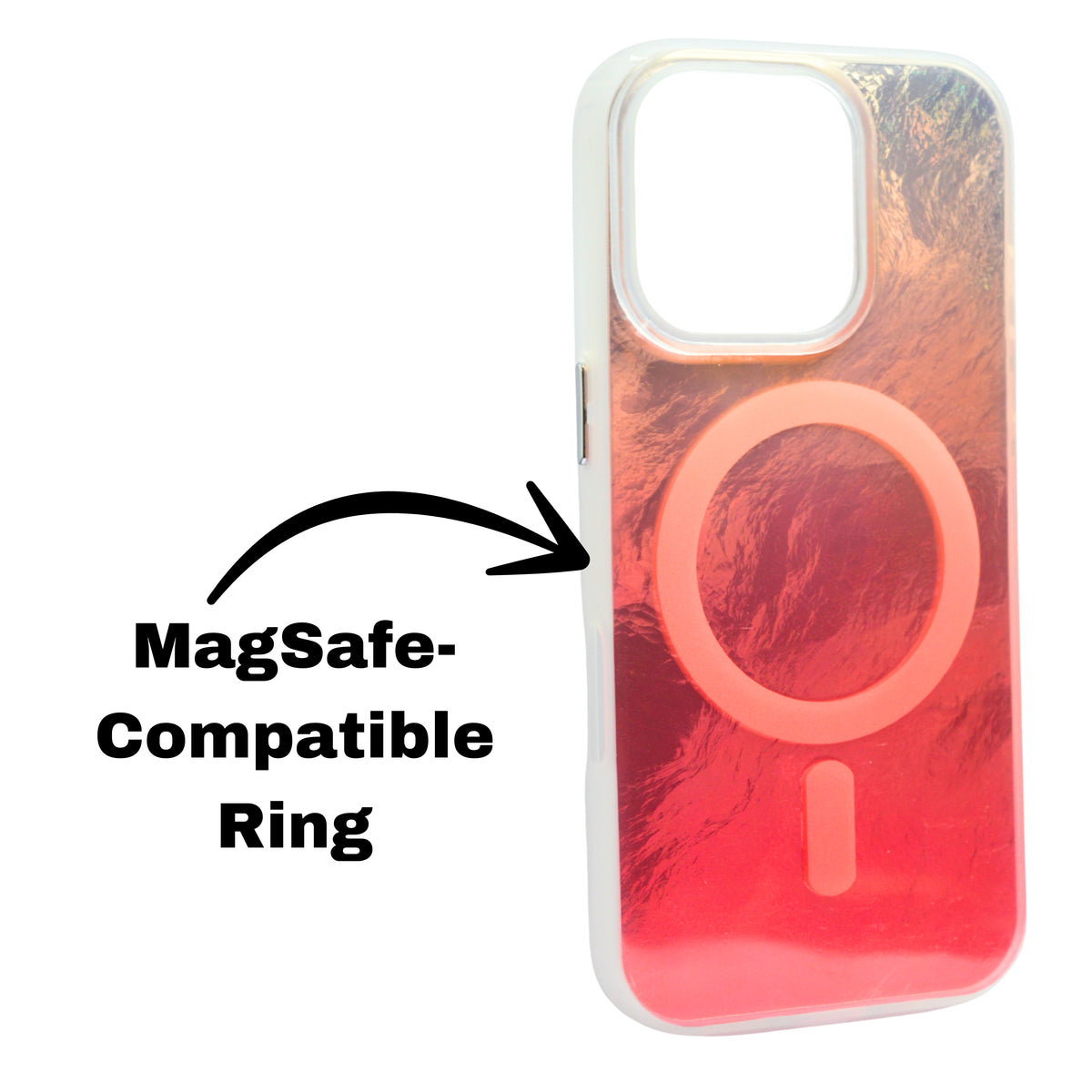 Iridescent MagSafe Compatible Gradient Phone Case For iPhone 16 Pro Max