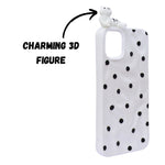 3D Cartoon Character with Polka Dots Soft Phone Case for iPhone 11