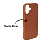 Soft Silicone Wave Texture Phone Case For iPhone 16 Plus