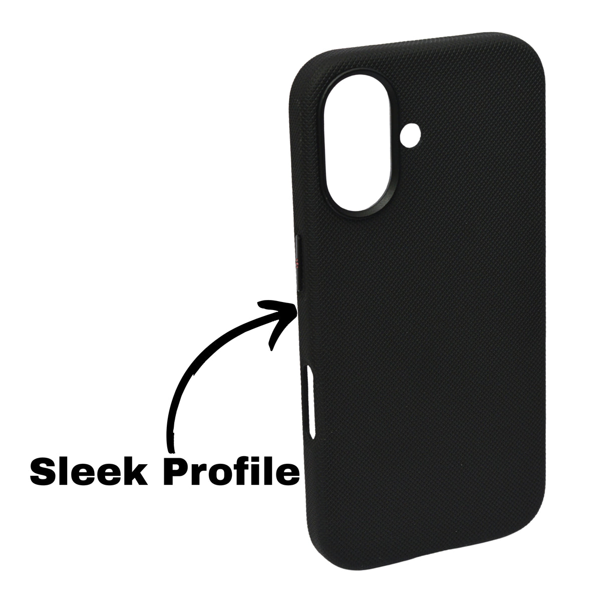 Matte Rugged Texture Anti-Slip Phone Case for iPhone 16 Plus