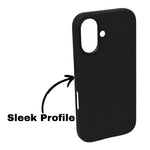Matte Rugged Texture Anti-Slip Phone Case for iPhone 16 Plus