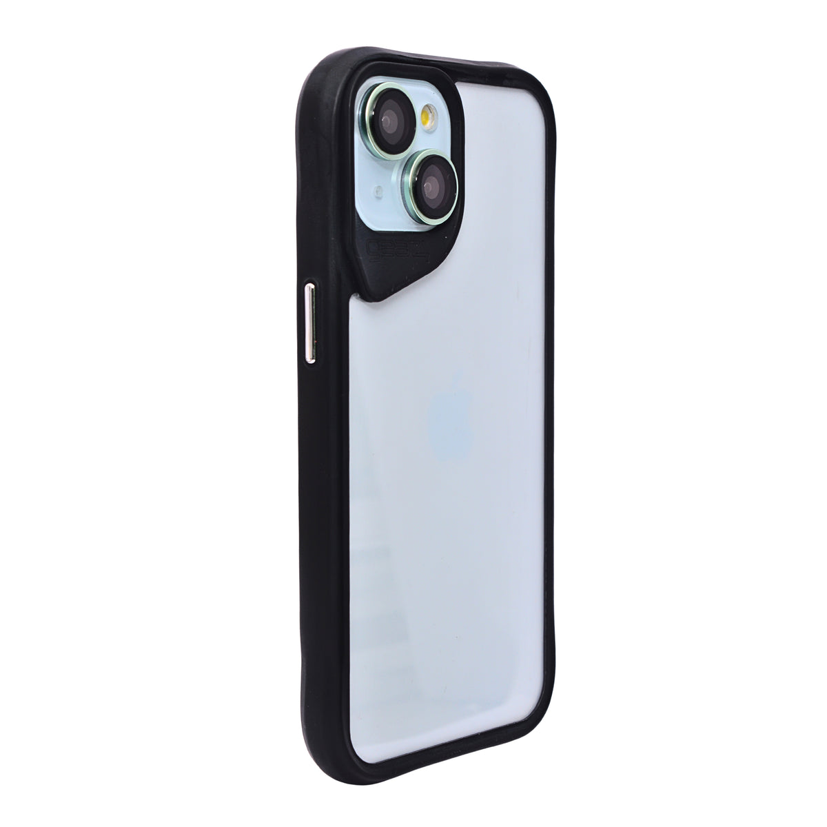 Crystal Clear with TPU Bumper Phone Case for iPhone 15