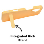 Silicone Soft Matte Finish Phone Case with Kickstand For iPhone 16 Plus