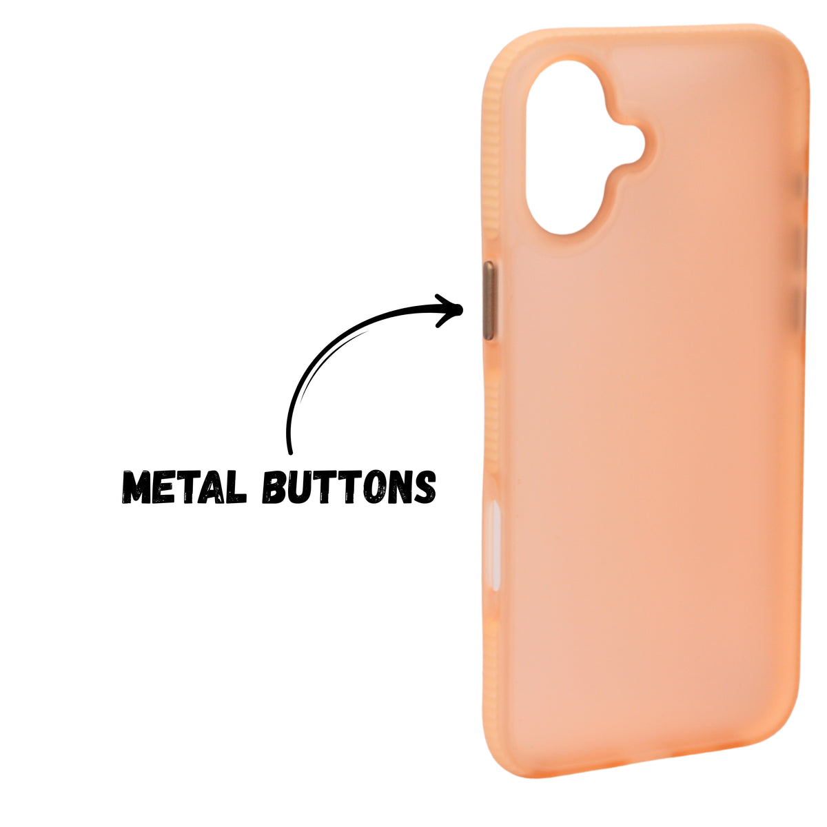 Matte Transparent Frosted with Side Border Phone Case For iPhone 16 Plus