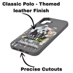 Santa Barbara Polo & Racquet Club Leather Phone Case For iPhone 16 Plus