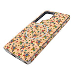 Cork Texture Printed MagSafe Compatible Phone Case for Samsung Galaxy S25 Ultra