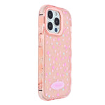 Cute Transparent Wavy Edge Phone Case for iPhone 14 Pro