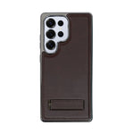 Leather MagSafe Magnetic Kickstand Case for Samsung Galaxy S25 Series