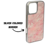 Blossom Blush Marble Mystic Mood Phone Case for iPhone 16 Pro Max