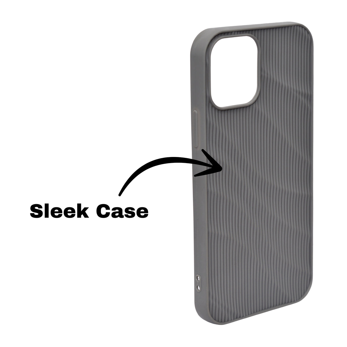 Soft Silicone Wave Texture Phone Case For iPhone 12 / 12 Pro