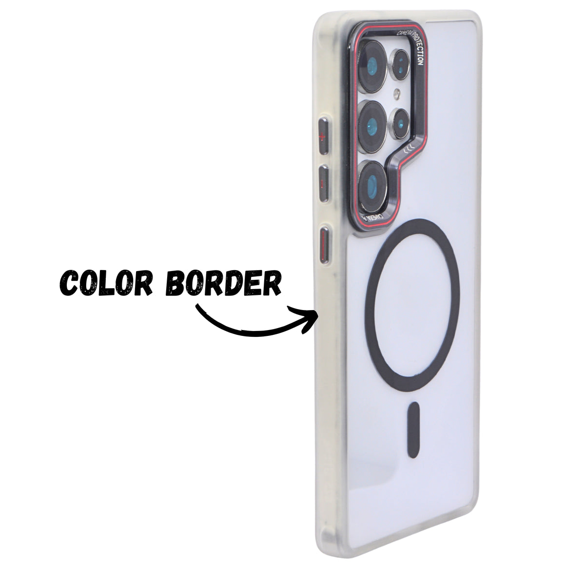 Crystal Clear MagSafe Protective Phone Case for Samsung S25 Ultra