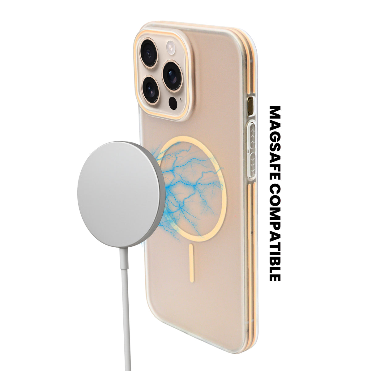 Crystal Clear Shockproof MagSafe Phone Case for iPhone 16 Pro