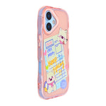 Cute Transparent Wavy Edge Phone Case for iPhone 17