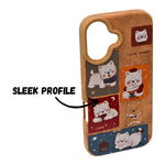 Cute Puppy Cartoon Design Protective Phone Case for iPhone 16