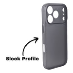Frosted Matte Finish Slim Translucent Phone Case for iPhone 17 Pro