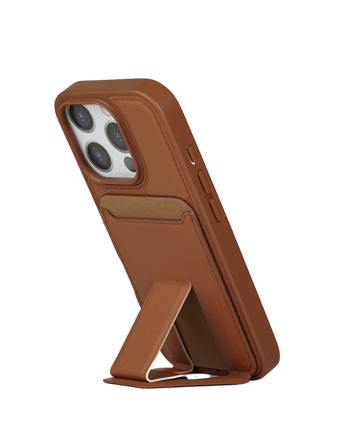 Card Wallet Case Durable Built-in Stand Cover For iPhone 16 Pro