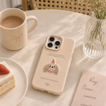 Embroidered Puppy Matte Case