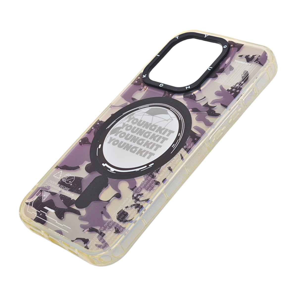Camouflage MagSafe Compatible Phone Case for iPhone 14 Pro