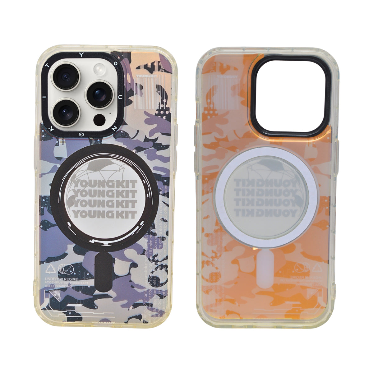 Camouflage MagSafe Compatible Phone Case for iPhone 14 Pro
