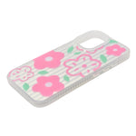 Aesthetic Bow & Floral Print Phone Case for iPhone 16