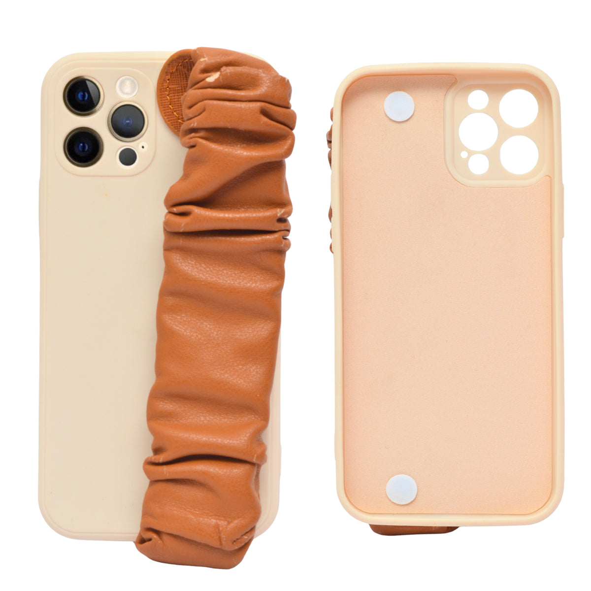Luxury Scrunchie Handle Phone Case for iPhone 12 Pro
